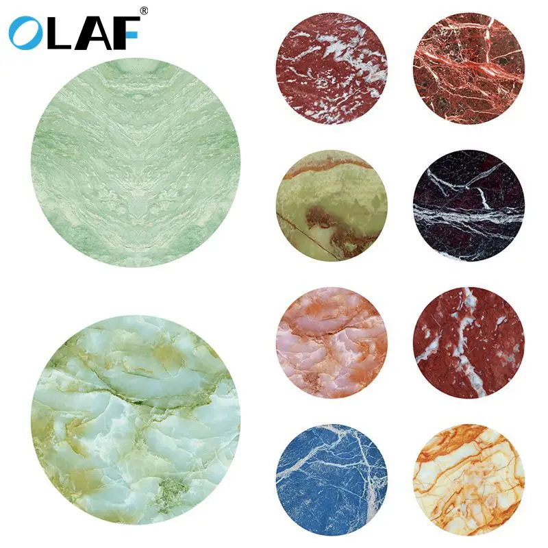 OLAF Round Style marble pattern High Definition Phone