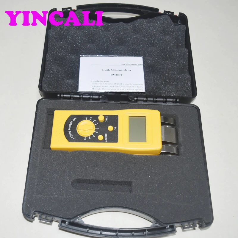 High Accuracy DM200T Profession Textile Moisture Meter Measuring range