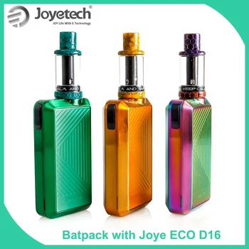 

Original Joyetech BATPACK Kit with Joye ECO D16 Atomizer with BFHN 0.5ohm MTL. head 2.0ml tank E-Cigarette vape kit