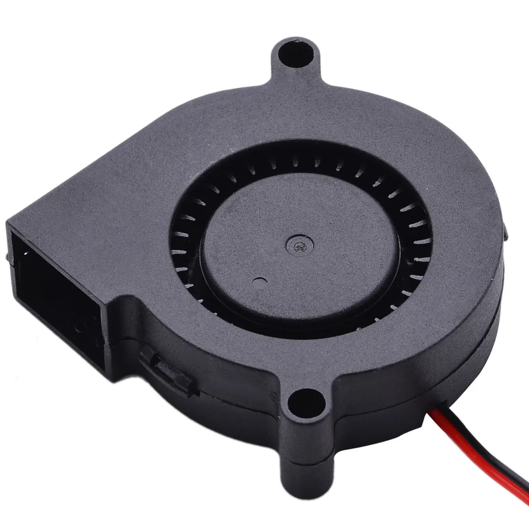 1pc DC 12V/24V Blow Fan Radial Hot End Extruder Low Noise Cooling Blower Fans 50x15mm For 3D Printer Parts