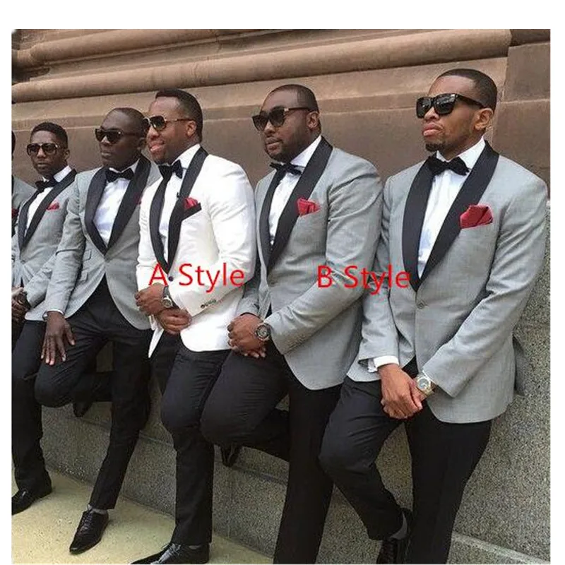 

Classic high-quality men's suit black shawl lapel single-breasted men's office suite and the groom wedding dress (jacket + pants