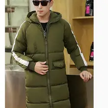 Стиль для мужчин и женщин для влюбленных осенне-зимнее пальто средней длины с хлопковой подкладкой