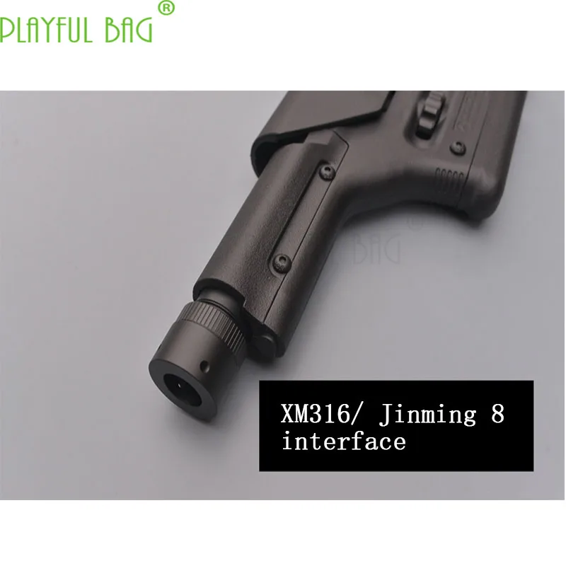Jinming 8 Модернизированный водяной пулевидный пистолет расширение игрушки для взрослых аксессуары PRS нейлоновая Задняя поддержка ядро Черная корова AR хвост поддержка M35