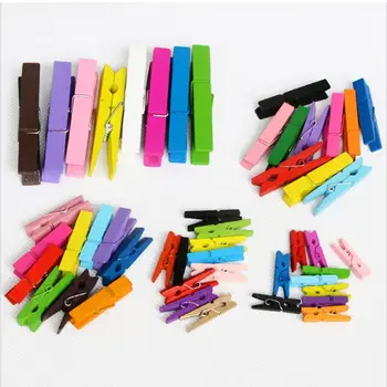

Customizable Mini Wood Clips 2.5/3/3.5/4.5/7.2cm Spring Wood Clips for DTY Clothespin Craft Decor snack Clip Photo Clips Pegs
