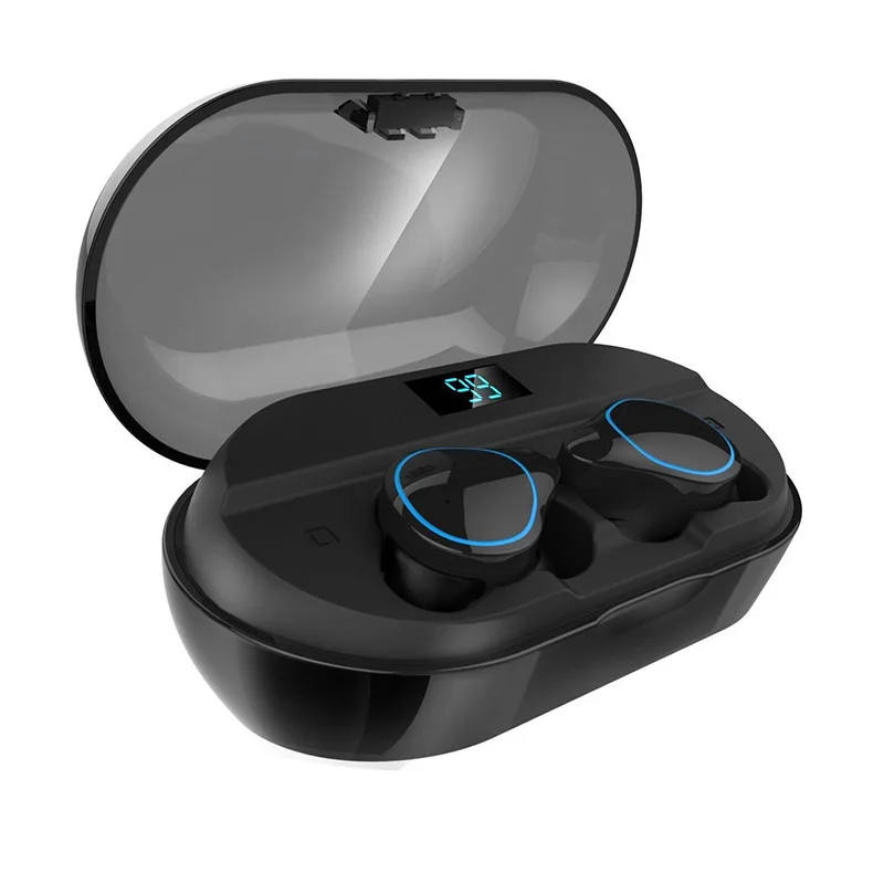TWS Bluetooth 5 0 наушники вкладыши IPX7 HiFi настоящие Беспроводные с зарядным боксом 4000