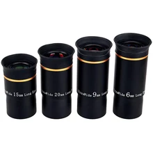 Datyson 6 мм телескоп окуляр 66 градусов ультра широкий угол полностью Mutil покрытием 1,25 дюймов порты предложение 9 мм 15 мм 20 мм на выбор