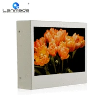 10,1 дюймов Открытый водонепроницаемый металлический корпус HD прокатки caption рекламный дисплей