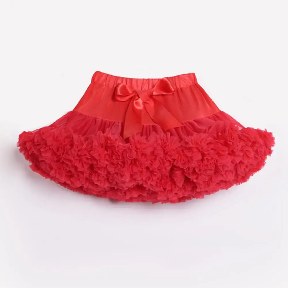 Детская одежда юбка-пачка для дня рождения, очень шифоновая юбка-пачка для девочек, одежда для девочек, красная юбка-американка для мамы и дочки