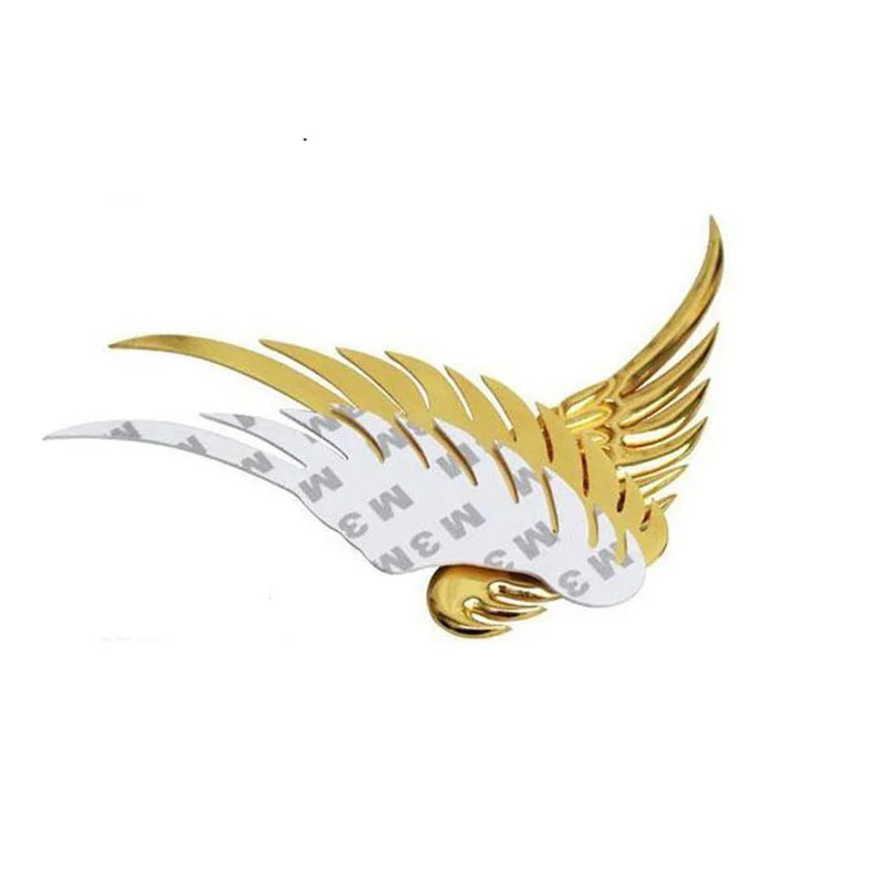 Angel Wings 3D Металлическая Автомобильная наклейка для Hyundai ix35 iX45 iX25 i20 i30 Sonata Verna Solaris