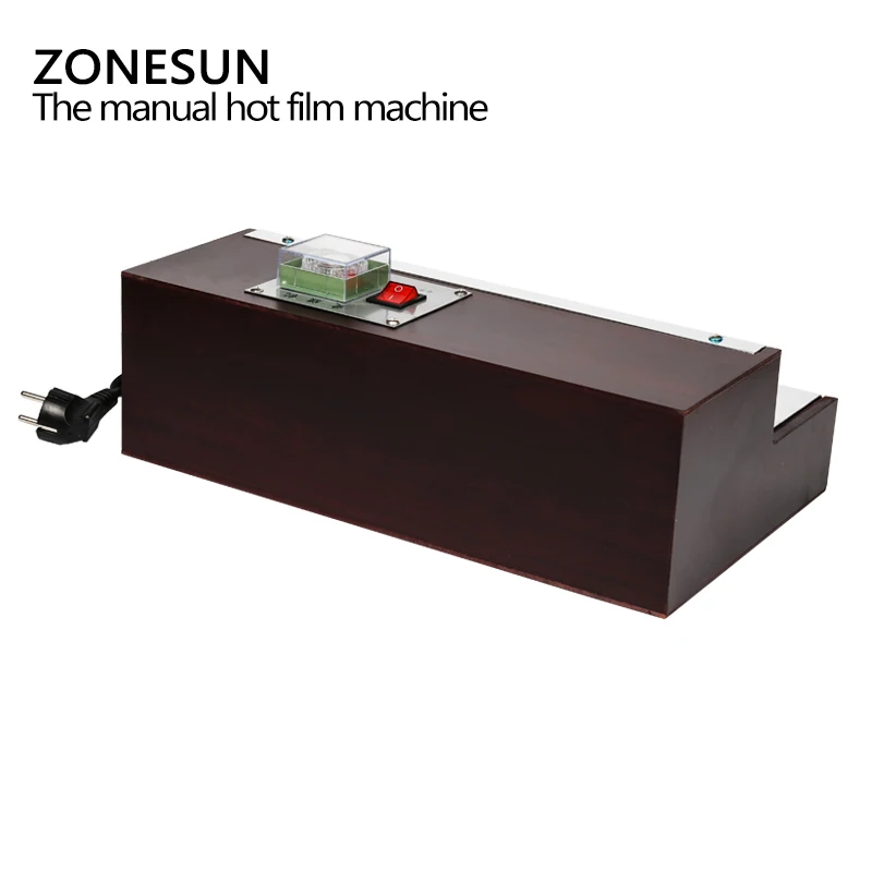 US $93.60 BOPP Film Heat Shrink Wrapping Machine for Perfume Box Perfume Box Cigarettes Cosmetics Poker Box Blister Film Packaging Machin