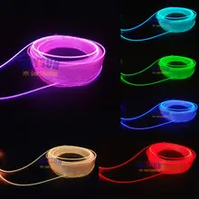 10 м много сторона свечение волоконно-оптический кабель для автомобиля атмосферу света ПММА Универсальный диаметром 2,0 мм DIY освещения