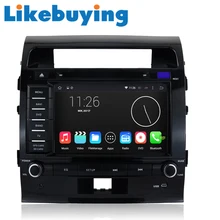 Likebuying Car 2 Din 1024*600 16G DVD GPS Radio Stereo Navigator Android 4.4.4 QUAD CORE for TOYOTA Land Cruiser 200 2008-2012