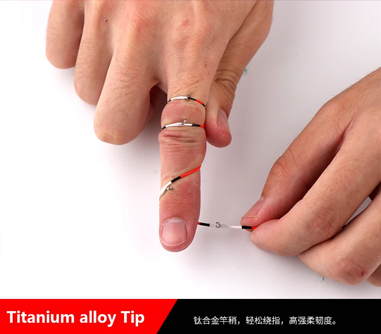 2pcs 55cm Tip for Boat/Raft Rod Full/Half Titanium alloy fishing rod Glass fiber tips Micro lead raft rod accessories FUJI rings