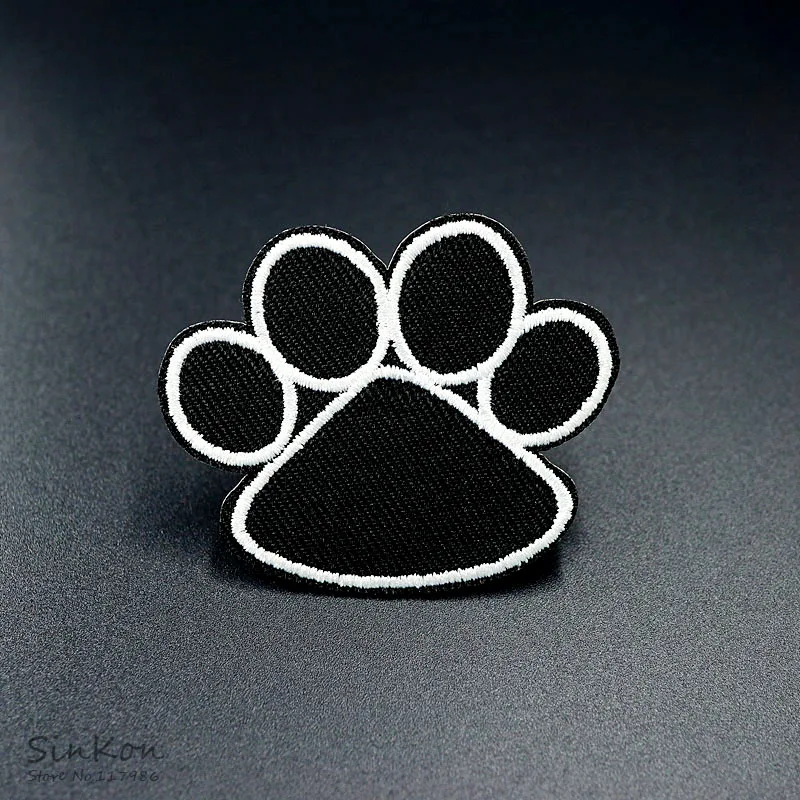 

Footprint (Size:5.5X4.2cm) DIY Cloth Badges Patch Embroidered Applique Sewing Label Clothes Stickers Apparel Accessories
