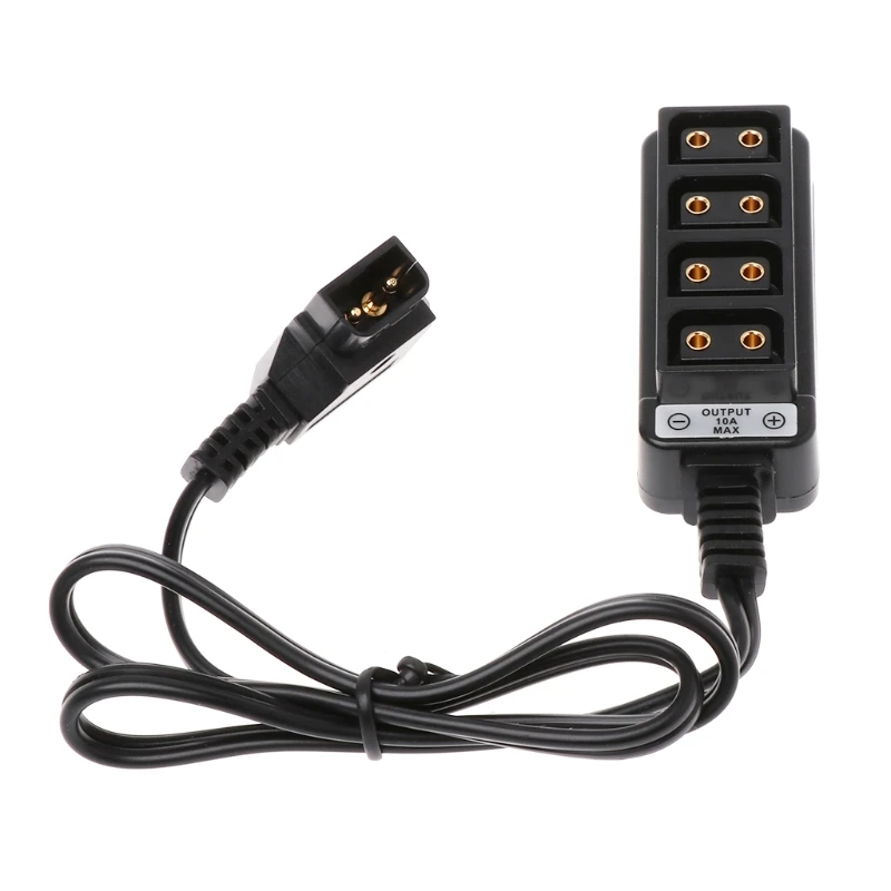 

D-Tap Male B-tape To 4 Female Hub Adapter Splitter Cable For Photography Power