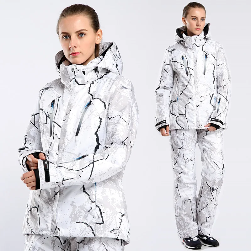 Chaqueta de esquí de invierno esquí trajes para las mujeres snowboard trajes mujer nieve para esquís de Femme esqui Chaqueta de esquí de invierno esquí trajes para las mujeres snowboard trajes mujer nieve para esquís de Femme esqui