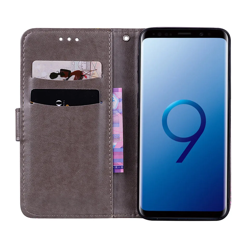 Чехол-портмоне из кожи с откидной Чехол для Fundas samsung Galaxy Note8 S8 плюс J3 J5 J7 Prime A3 A5 A7 A8 в виде книжки с подставкой с рисунком Капа DP05E
