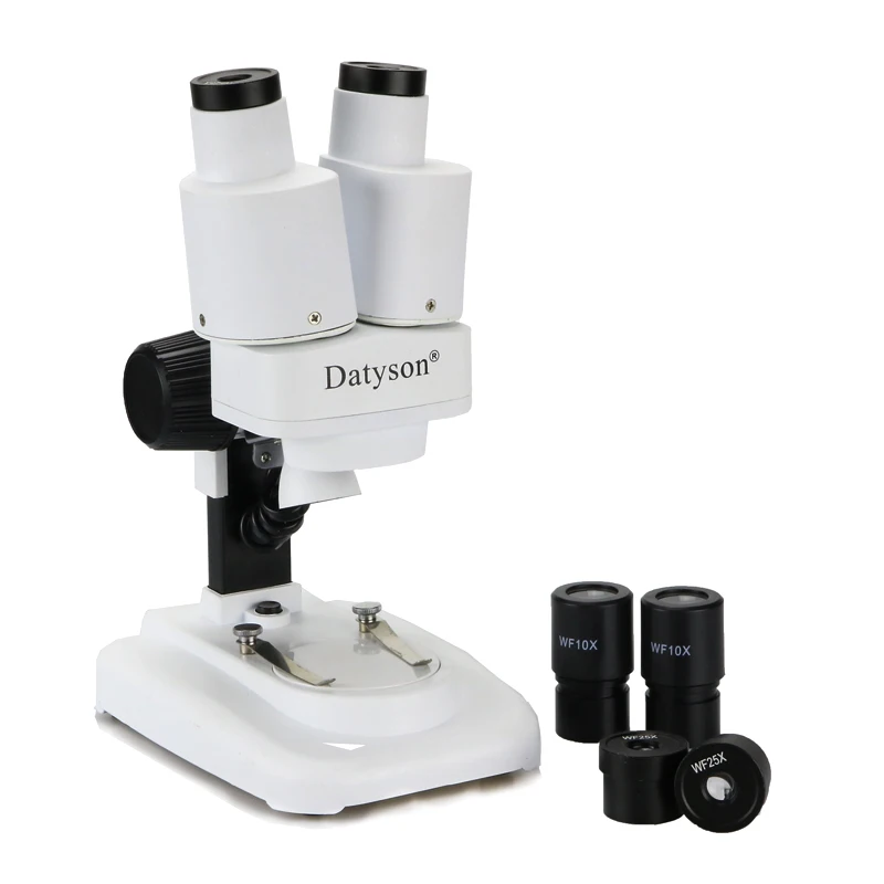 Datyson مجهر مجهر ستيريو 20X/50X فوق LED أضواء Microscopio الاطفال عيد ميلاد السنة الجديدة هدية