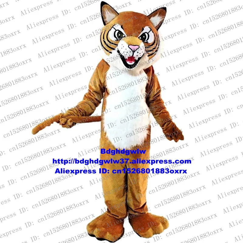 Коричневый дикий кот Каракал рысь кошка талисман костюм персонаж | Mascot -33004034978