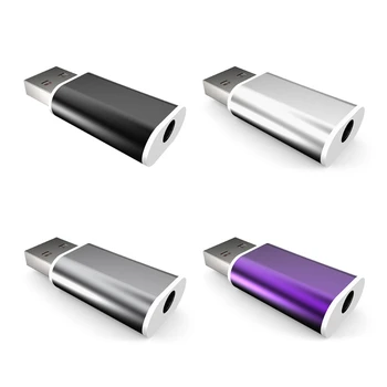 

5.1 USB Drive Free To 3.5mm Mic Headphone Jack Stereo Headset Audio Sound Card