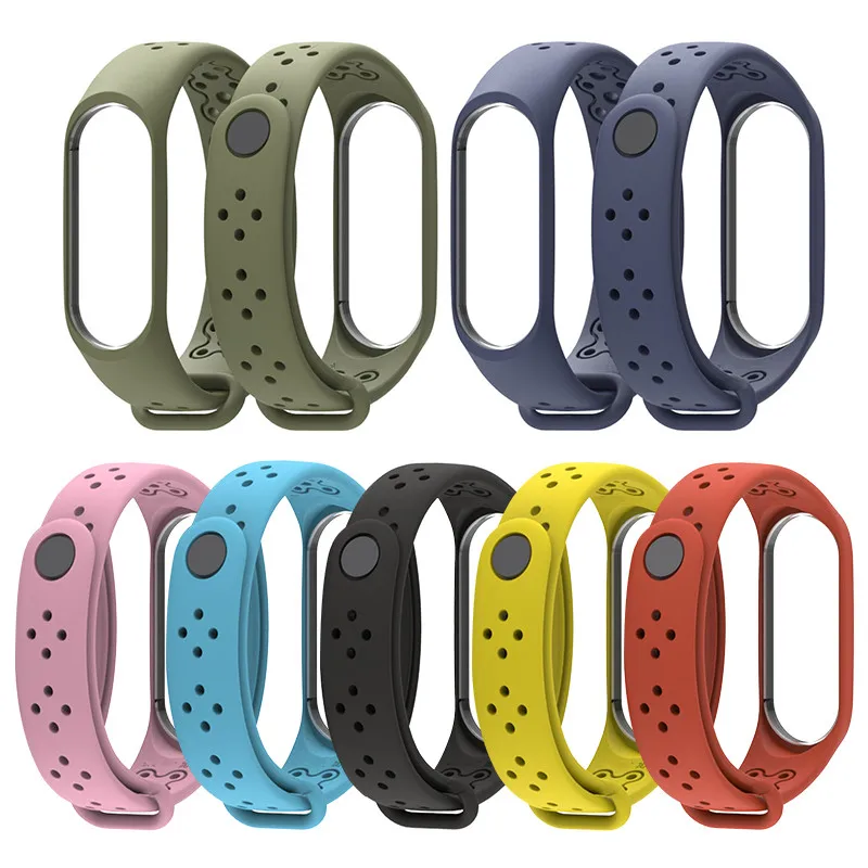 Breathable For Xiaomi Mi Band 4 Strap Smart Accessories Replacement Waterproof Silicone Bracelet For Mi Band4 NFC wrist strap
