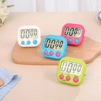 

500Pcs/Lot Kitchen Electronic Timer Countdown Alarm Clock Cooking Timing Device