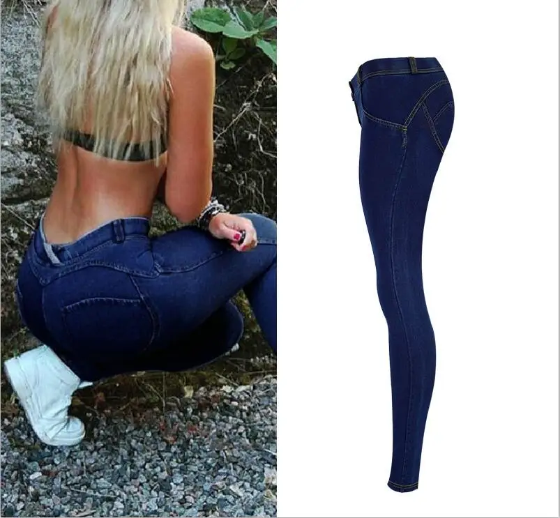 SupSindy, женские джинсы, сексуальные, эластичные, тянущиеся, обтягивающие, для женщин, на бедрах, с низкой талией, джинсы для женщин, узкие брюки, джинсовые брюки, синие