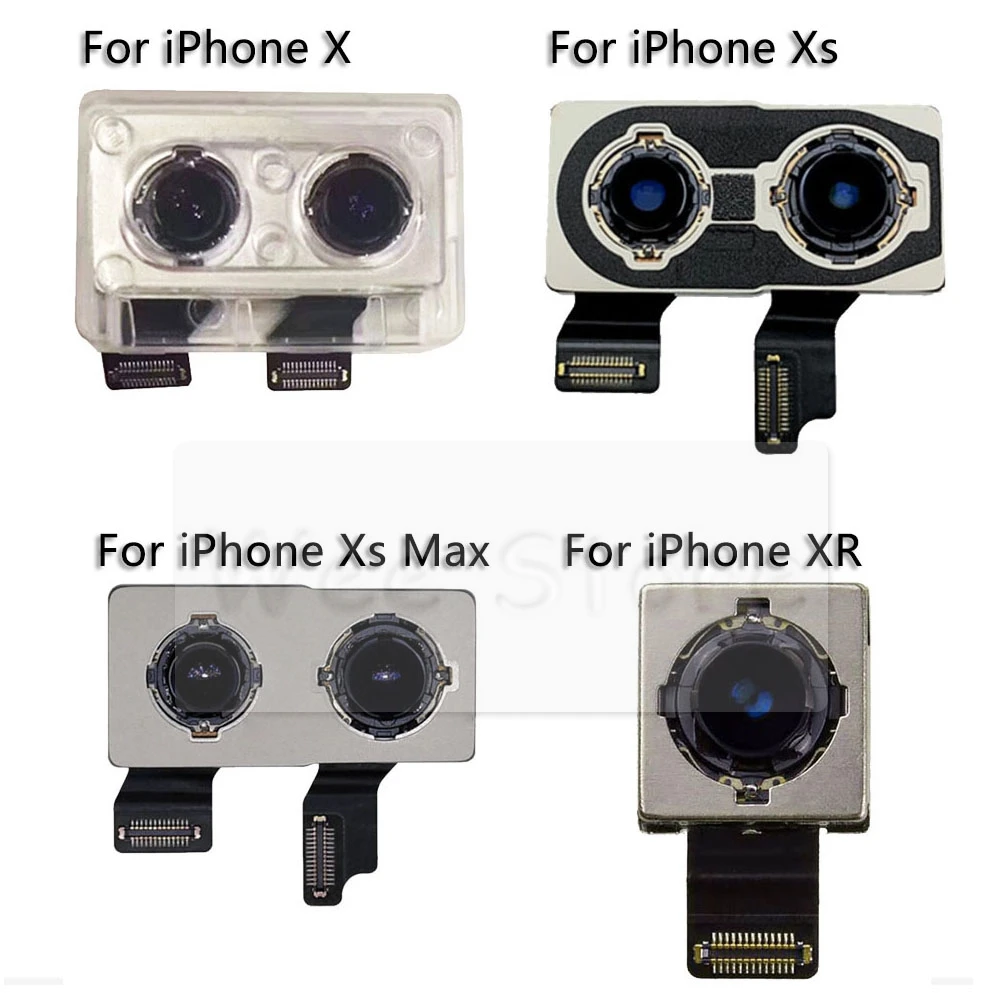 Оригинальная задняя камера для iPhone Xs Max XR X 7 8 Plus SE XR Xs Max основная настоящая задняя камера гибкий кабель