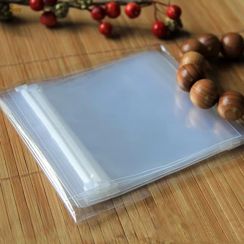 

100pcs/lot 5/6/7/9/13/19cm transparent 0.3mm Plastic PPE zipper reclosable Packing valve bags, jewelry packaging,Anti Oxidation