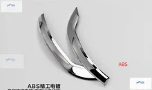 ABS Side Door Rearview Mirror Strip Cover Trim 2 pcs For Skoda Octavia MK3 A7 2015