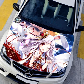 

DIY Cartoon Anime Touhou Project Figure Decals Car Hood Engine Cover Sticker Waterproof Sunscreen Protective Change Color Film