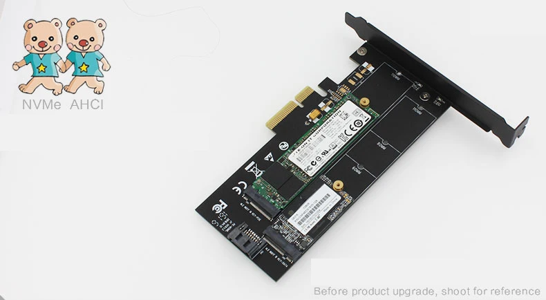 NGFF M.2 SSD NVMe PCIe adapter M2 NGFF SSD NVME M2 PCIe M.2 PCI e adapter m.2(NVMe)+NGFF with fan Aluminum enclosure