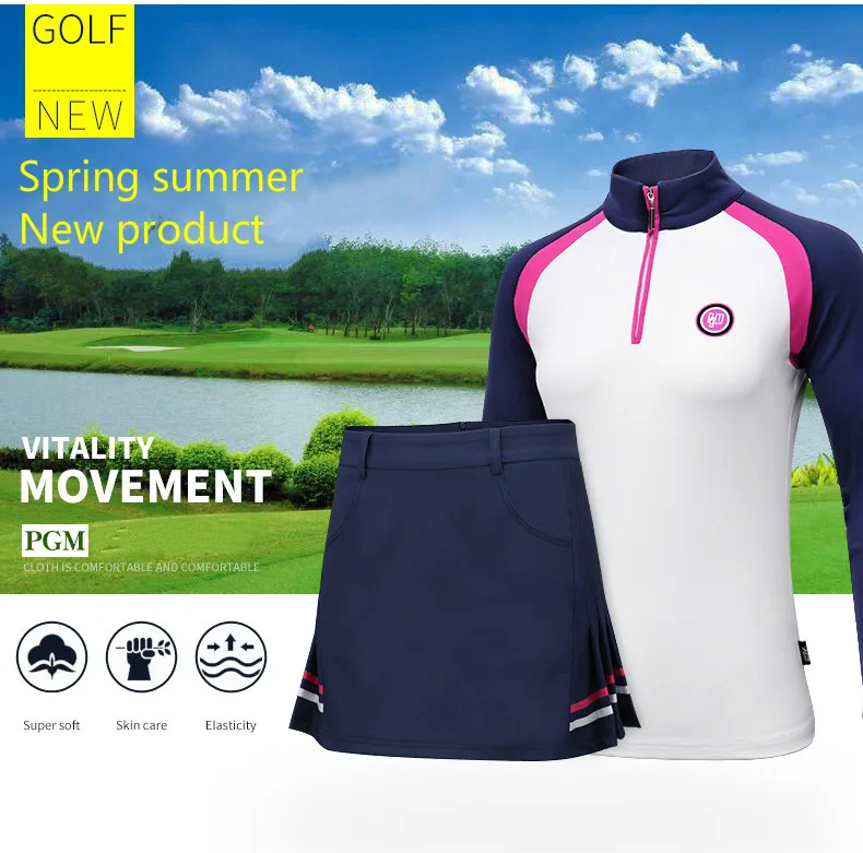 Ms. de manga comprida T-camisa de Golfe