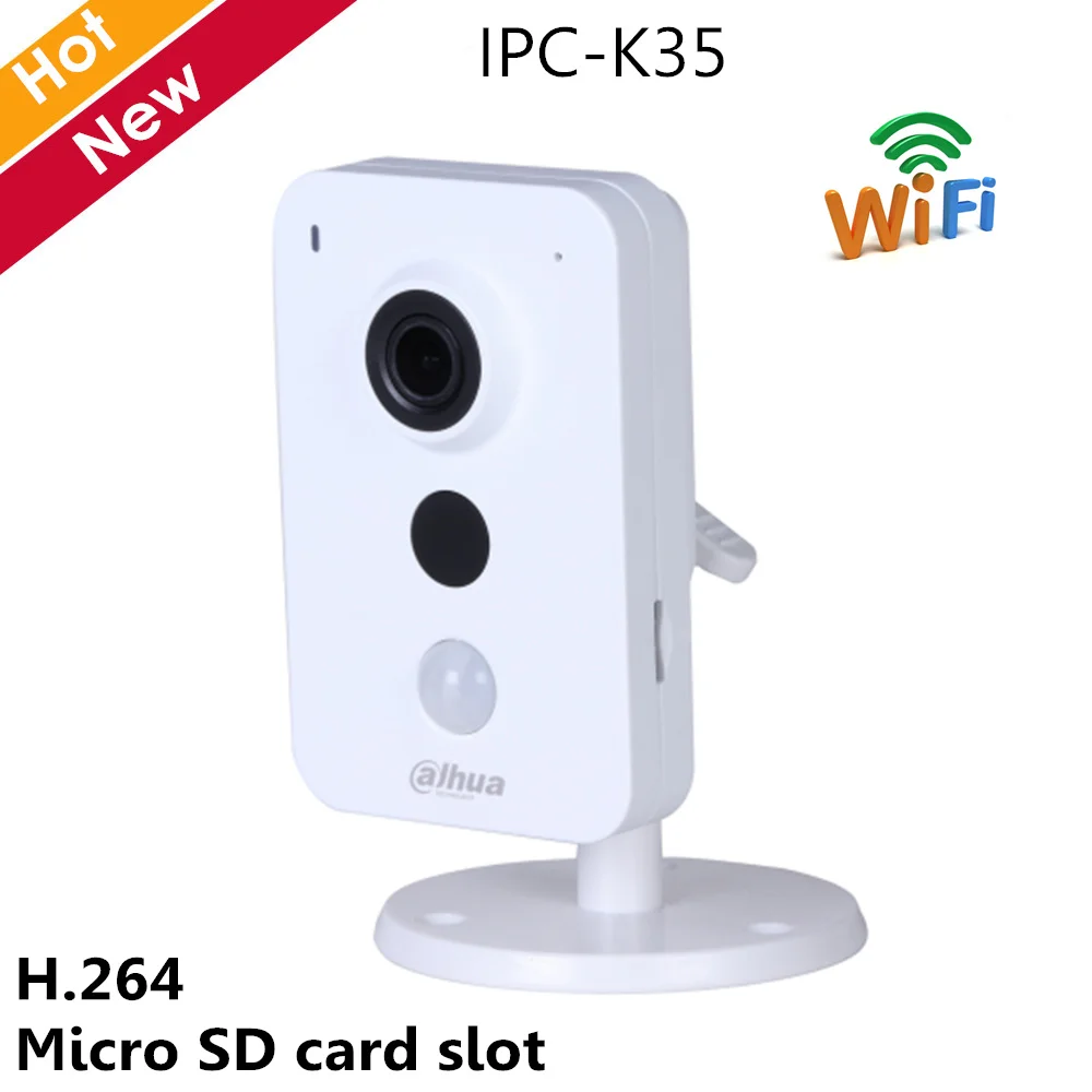 Dahua 3MP Wifi IP Camera IPC-K35 Wifi wireless camera Support max 128G storage Easy4ip cloud H.264