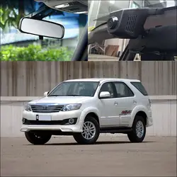 BigBigRoad для Toyota Fortuner вождения видео регистраторы широкий формат Скрытая Тип приложение управление автомобиля Wi Fi DVR Novatek 96658