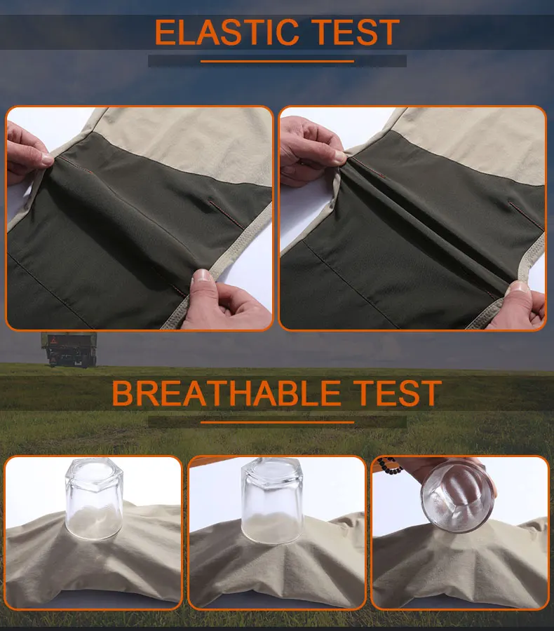 Calças de Pesca Esportivas ao ar Facecozy Homens Verão Respirável Caminhadas Secagem Rápida Calças Livre Elástico Fino Anti-uv Pantlon Masculino 9 Cheap Calças de caminhadas
