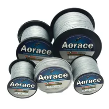 Серый Цвет PE плетеной Рыбалка линии для больших рыбки 4 нити Леска 100lb Супер Сильный кос линия PE линии "песочные часы" 100 м-1000 м