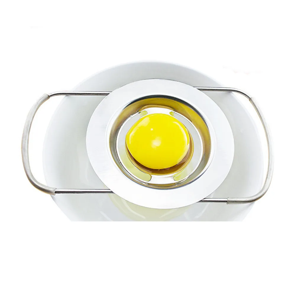 Модный простой сепаратор яиц из нержавеющей стали Телескопический быстрый и эффективный сепаратор яичного белого желтка фильтр кухонный гаджет