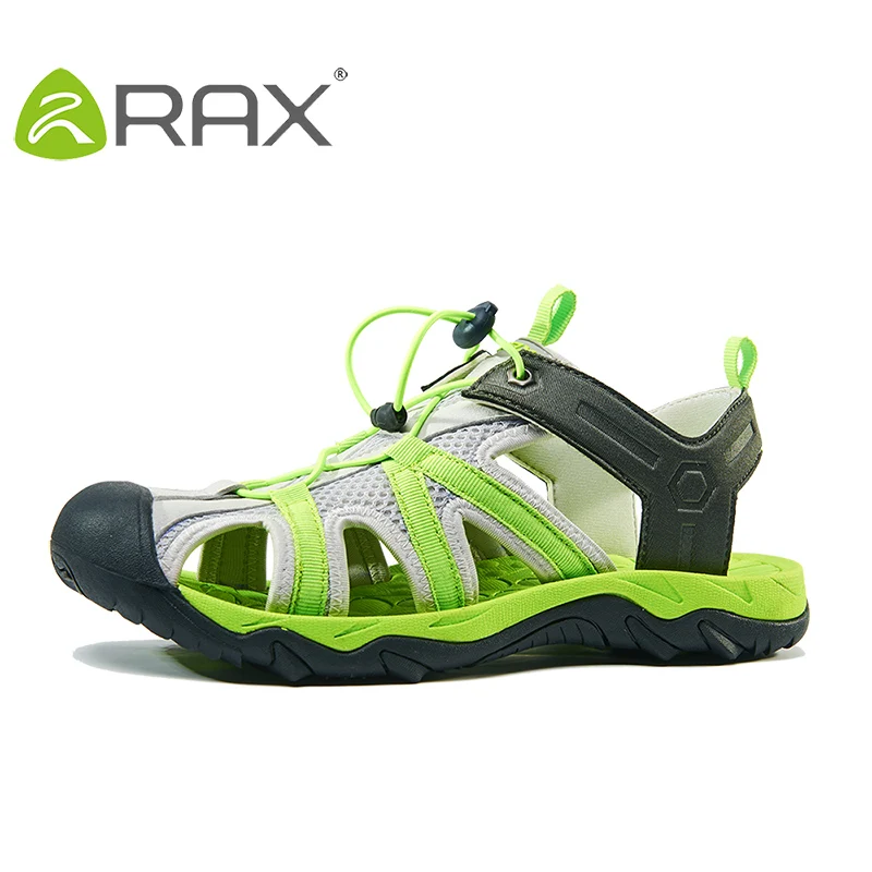 Rax رجل أحذية صنادل الصيف تنفس الرجال حذاء المشي في أكوا الإرتحال أحذية للرجال المشي متين المشي الصنادل