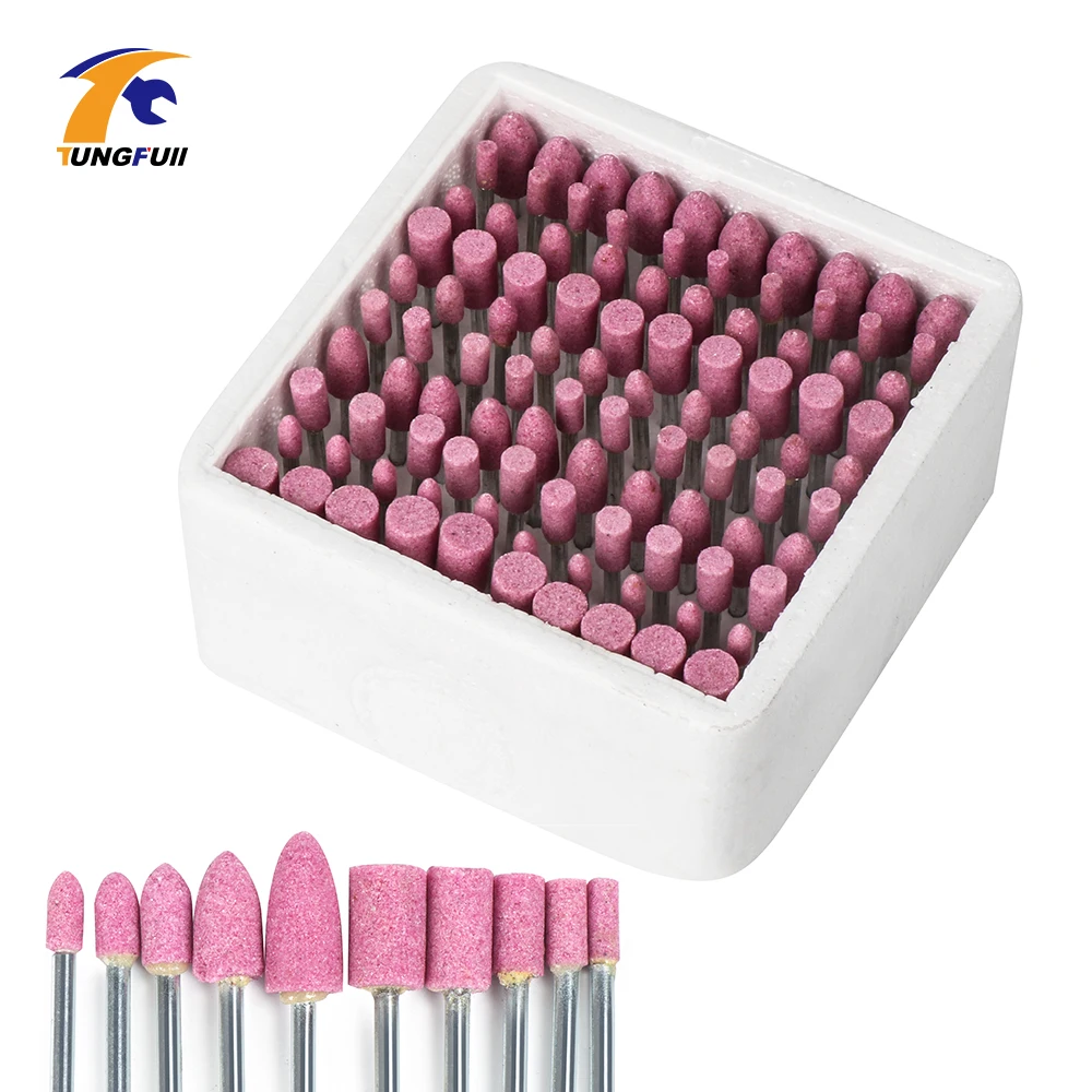 Hunting 100pcs 3mm Abrasive Ceramic Stone Dremel Rotary Grinder Drill