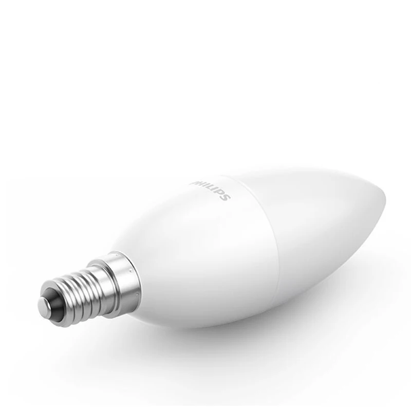 Ceny Oryginalny Xiao mi inteligentne świeca kształt lampy LED E14 żarówka światła 3.5W 0.1A 220 240V 50 60Hz bezprzewodowy pilot zdalnego sterowania przez mi App domu D5