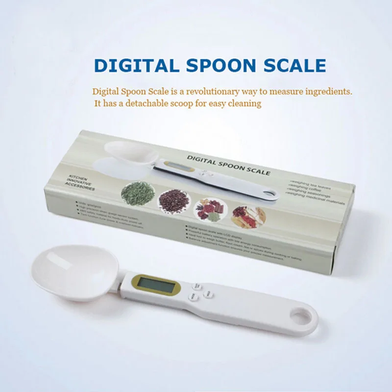 500 г / 0.1 г жк-подсветкой цифровой электронный кухонные лаборатория ложка масштаб вес мера