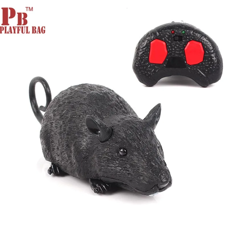 

pb playful bag 2018 New mouse simulation Remote control animals mouse interesting toy electric teasing cat pet toy children toy