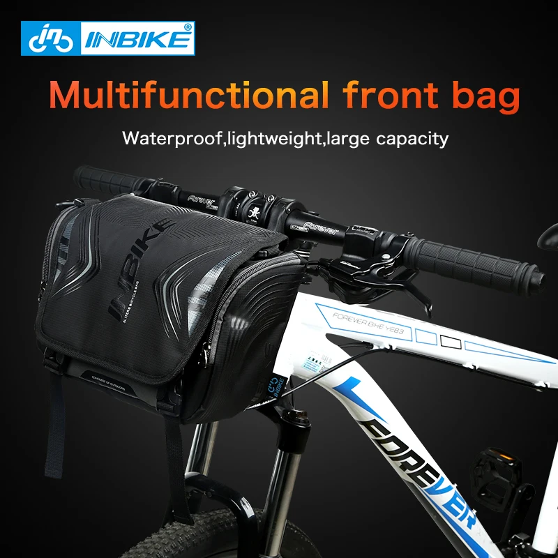 Bicycle Bag Large Handlebar Front Tube Pocket Bike Cycling Waterproof H