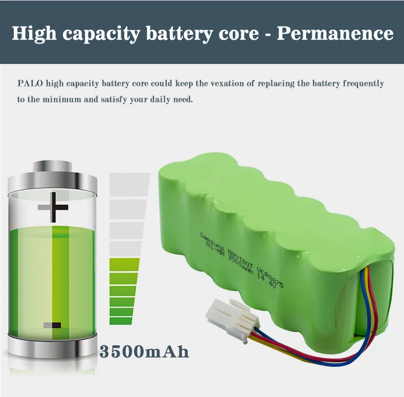 PALO 14,4 V 3500mAh nimh аккумуляторная батарея для samsung Navibot SR8825 SR8840 SR8845 8890 VCR8730 SR8750 Аккумулятор для пылесоса