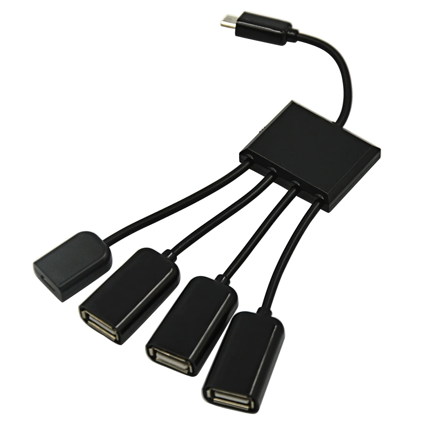 Elisona 4 в 1 микро USB синхронизация данных хост зарядки OTG зарядный концентратор
