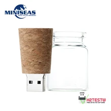 Usb флеш-накопитель Miniseas, романтическая бутылка, 8 г, 16 г, 32 г, 64 г, реальная емкость, USB флешка, флешка, флешка для ПК