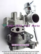 GT1544S 701729-5010S Turbo Turbine Turbocharger For AUDI A2,For VW Polo Lupo,For SEAT Arosa Cordoba,SKODA Fabia 1999-05 AMF 1.4L