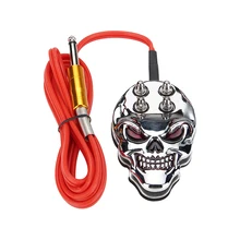 Оптом, с черепом татуировки педаль переключатель управления для татуировки Мощность машина для татуировок пистолет