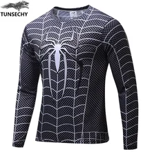 new avengers spiderman batman superman iron man men long sleeve T shirt avengers alliance 2 superhero